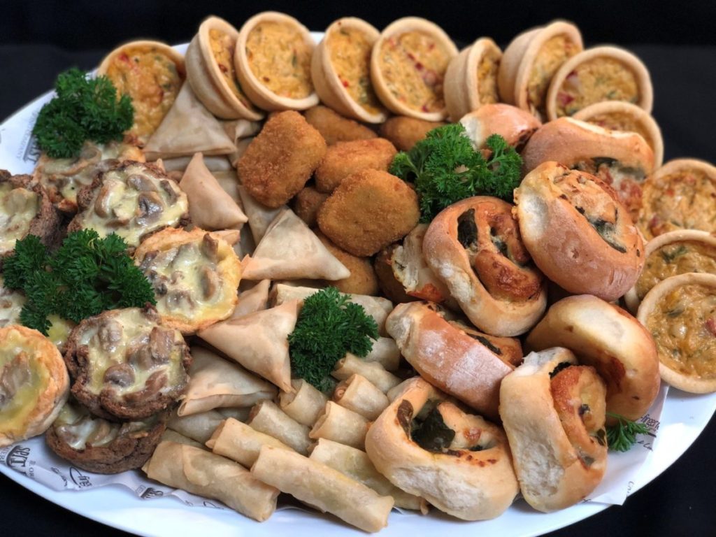 Vegetarian Hot Platter Finger Food Catering