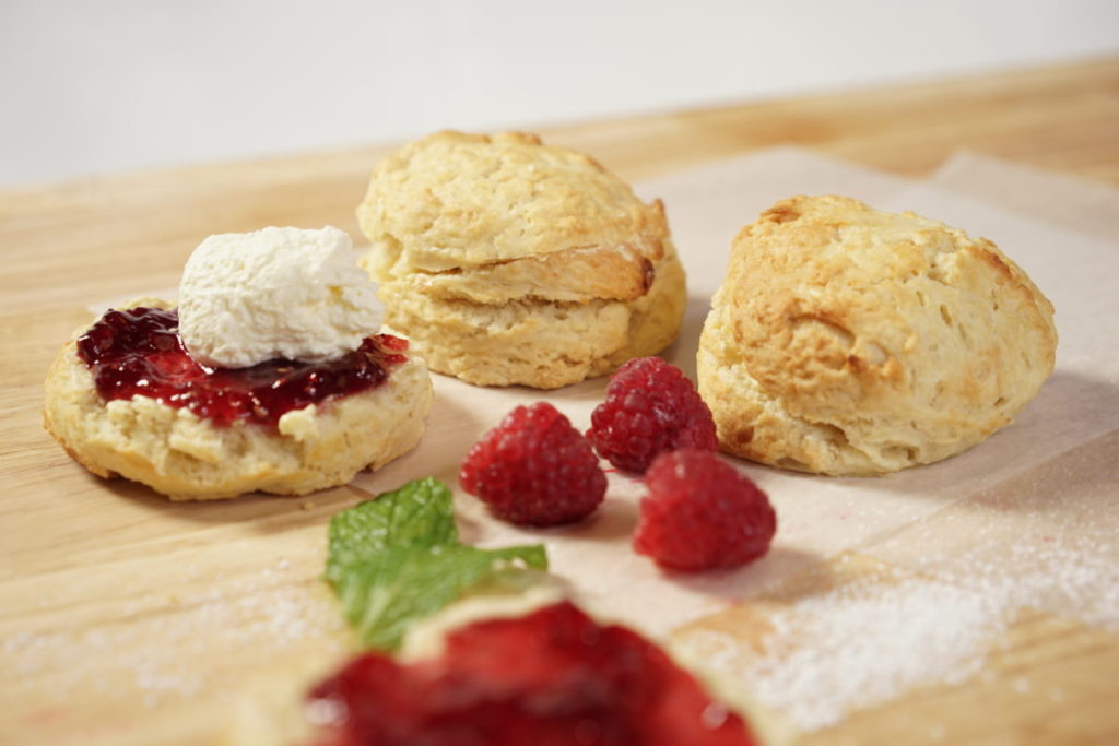 Freshly baked scones (V) Finger Food Catering